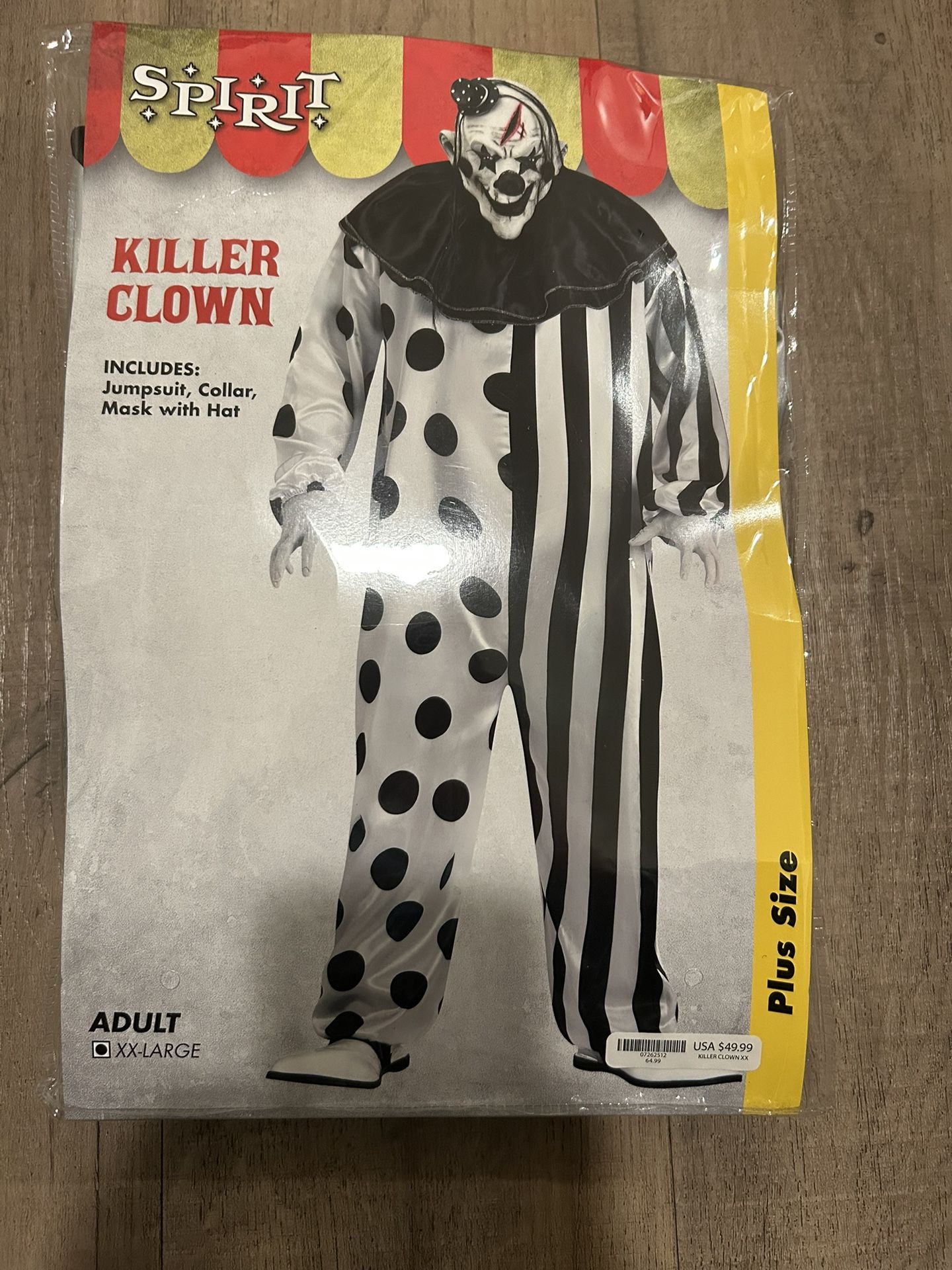 Killer Clown Costume