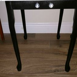 Gorgeous Hand Painted Side tables. Signed by artist