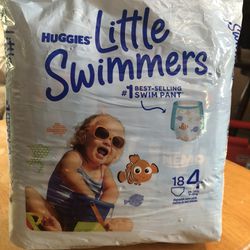 Huggies Little Swimmers Disposable Diapers Size 4