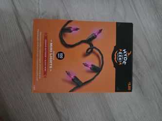 Purple Halloween lights NEW