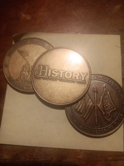 Collectible souvenirs from the HISTORY CHANNEL CLUB FOR SALE.