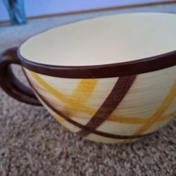 Vintage 1950's Vernonware Organdie "Colossal Cup"