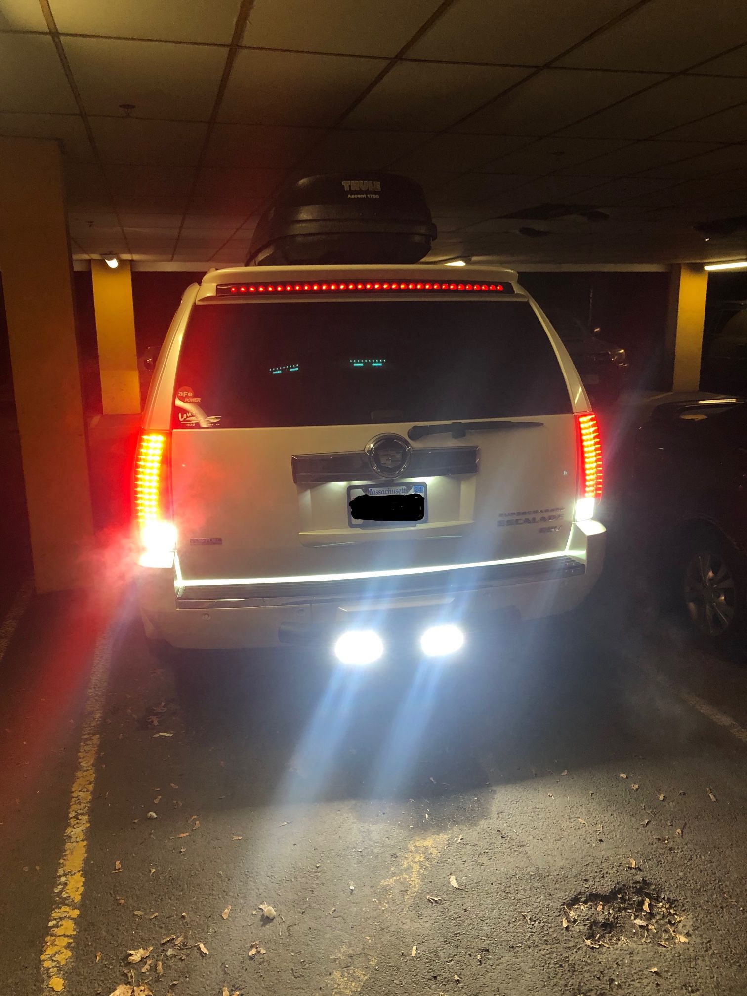 Push bar with LED Lights With Hitch Cover