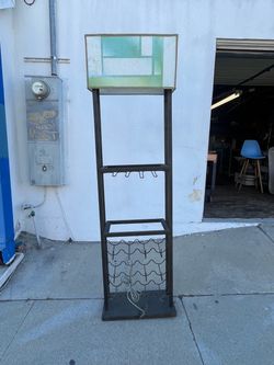 Wine rack with light
