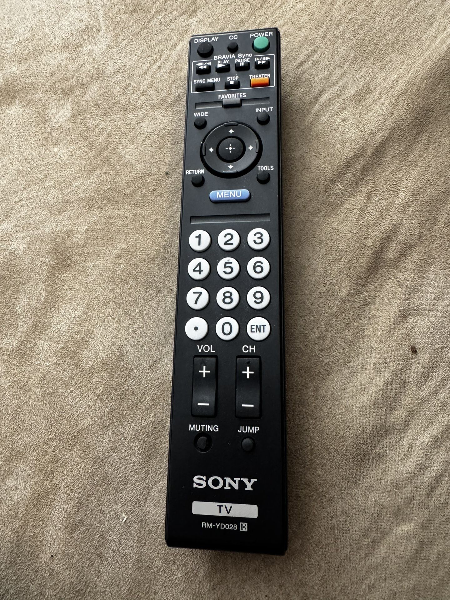 Sony TV Remote RM-YD028