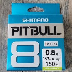 Shiamno Pitbull 8 Braided Line 200M (220 Yds)