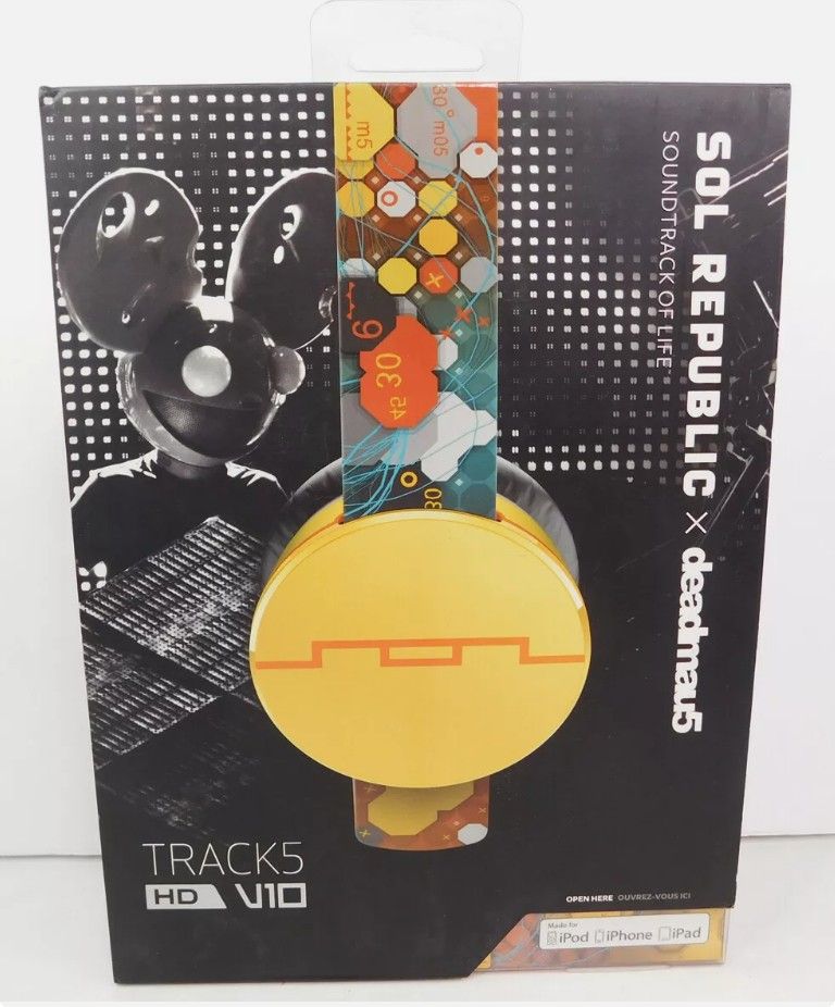 SOL Republic x Deadmau5 Special Edition Orange On-the-Ear Headphones Track5