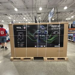 98qm6k 98” TCL smart 4k led uhd tv floor model 