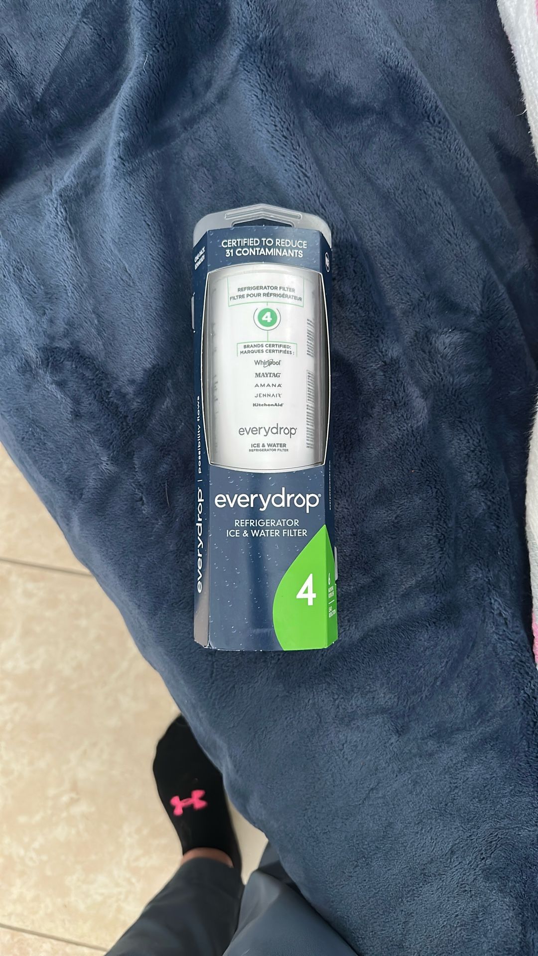 Brand New Water Filter For A Refrigerator