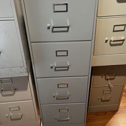 File cabinets, two drawer, and four drawer with locks