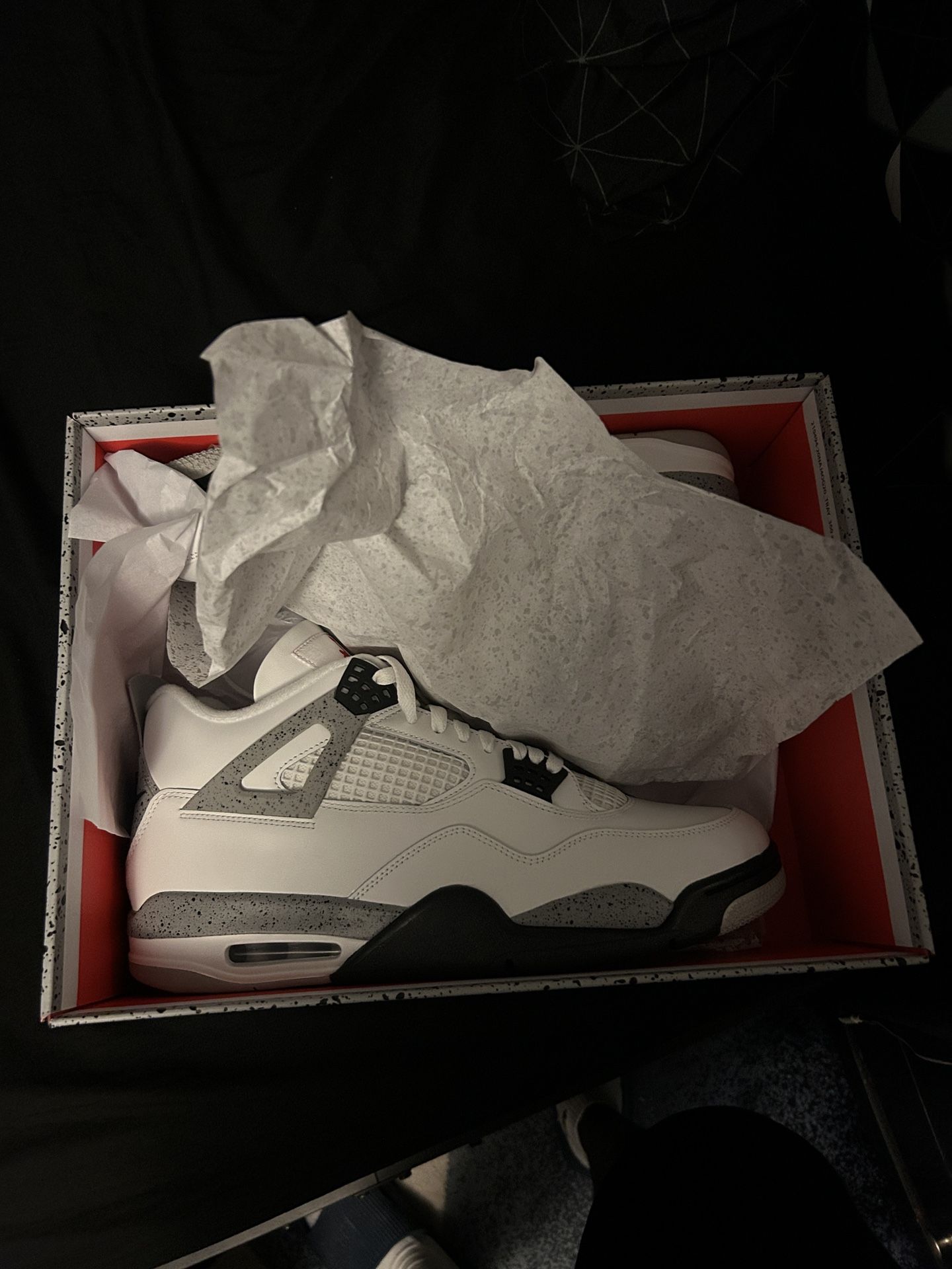 White Cement 4s Size 13