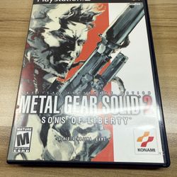 Metal Gear Solid 2 PS2
