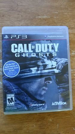 Ps3 Call Of Duty Ghost game