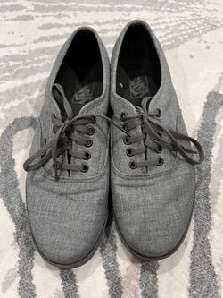 Vans shoes , grey men size 9.5