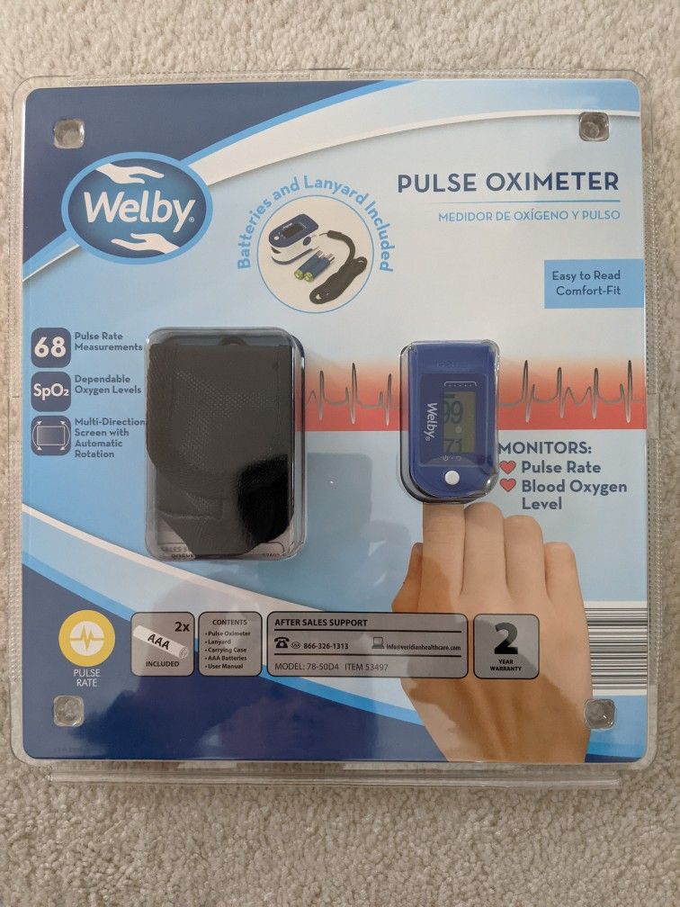 Pulse Oximeter (Brand New)
Multiple units available.