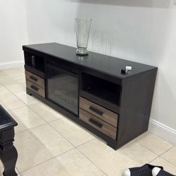Tv Stand Table With Fireplace