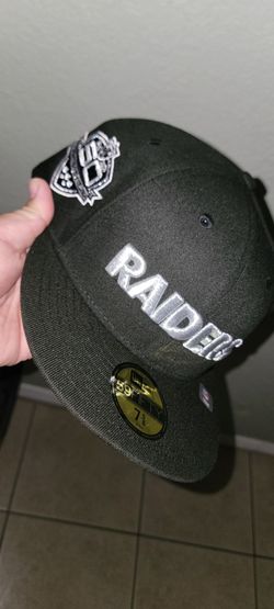 Raiders hat size 7 5/8