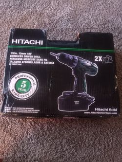 HITACHI Cordless Driver Drill