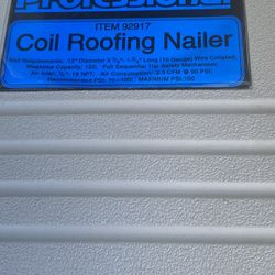 Coil Roofing Nailer