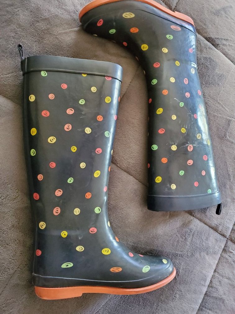 Girls rain boots size 1