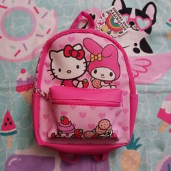 HELLO KITTY AND MY MELODY BACKPACK