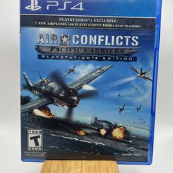 Air Conflicts: Pacific Carriers (Sony PlayStation 4) Complete CIB Game PS4