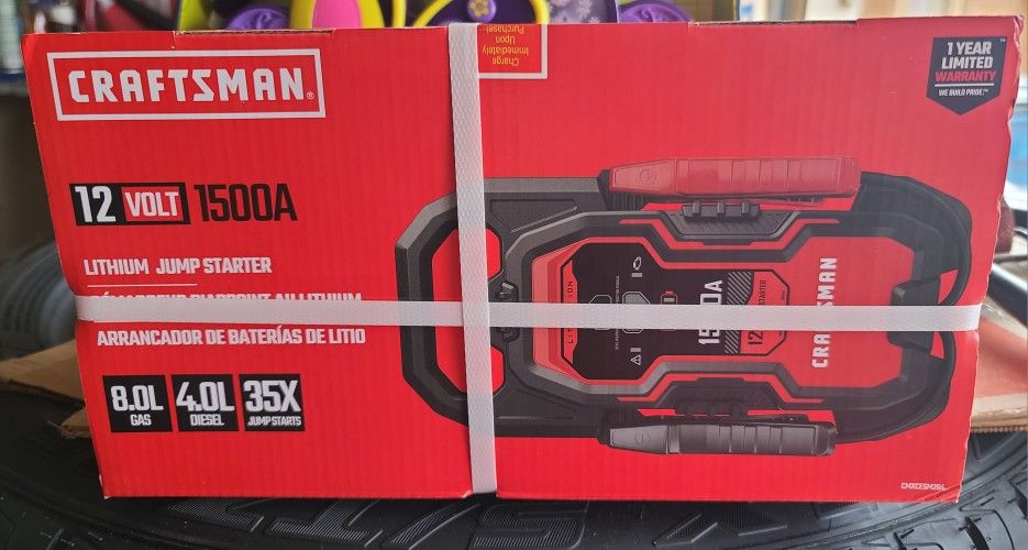 Craftsman Lithium Jump Starter