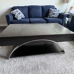 Wooden Storage Coffee Table 