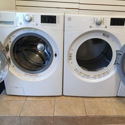 SET WASHER AND DRYER WHITE KENMORE 🆓️FREE DELIVERY 🆓️ SIDE BY SIDE - STACKABLE 