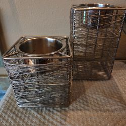 Nordstrom's Wire Mesh Candle Holders