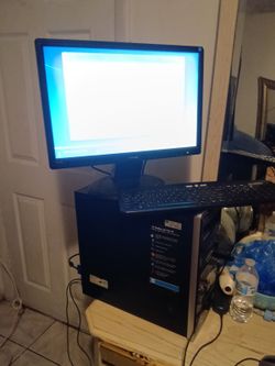 HP Pavilion  Desktop PC with keyboard And Mouse Monitor 