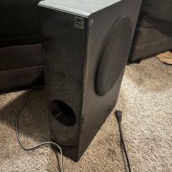 Sharp - Powerful 50 Watt Subwoofer