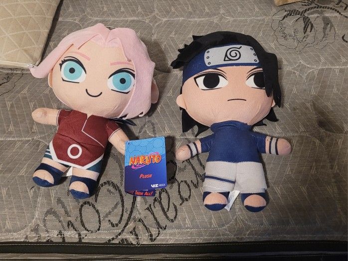Naruto- Sakura And Sasuke Plush