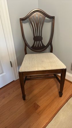 2 Mahogany Shield Back Chairs