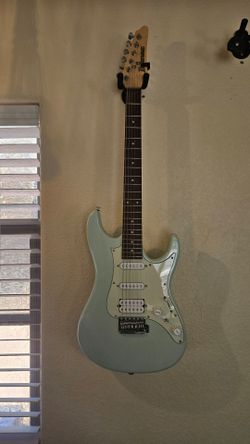 Ibanez Electric Guitar and Fender Amp