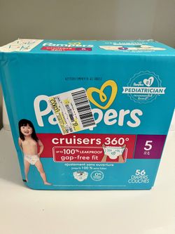 Brand New Box Of Pampers Cruisers 360 Pull Up Diapers Size 5