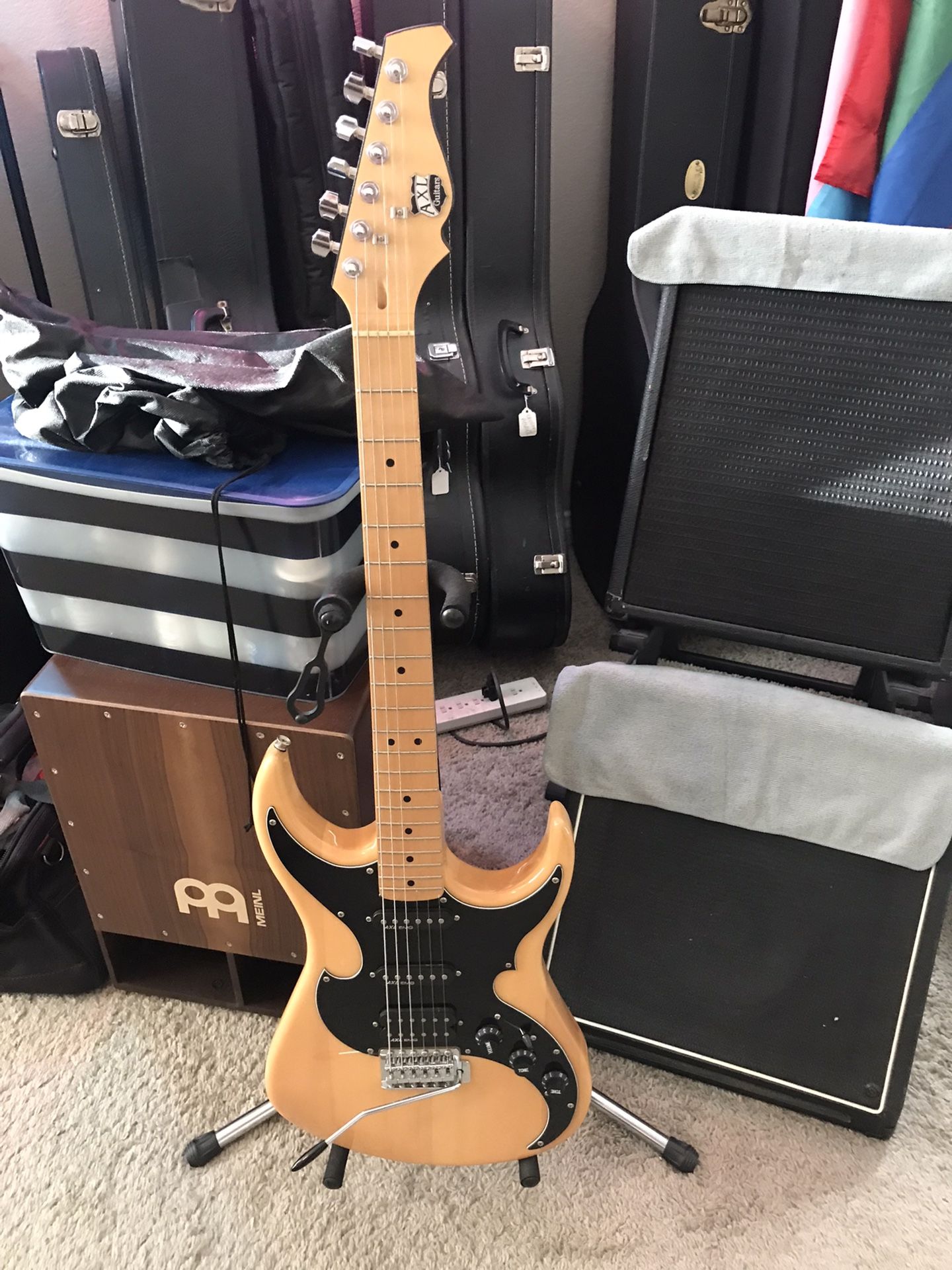 Used AXL Badwater SRO Solid Body Electric Guitar- NO TRADES