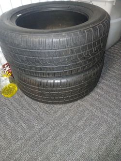Two tires 235/55 zr/17 raidial tubless very good cond