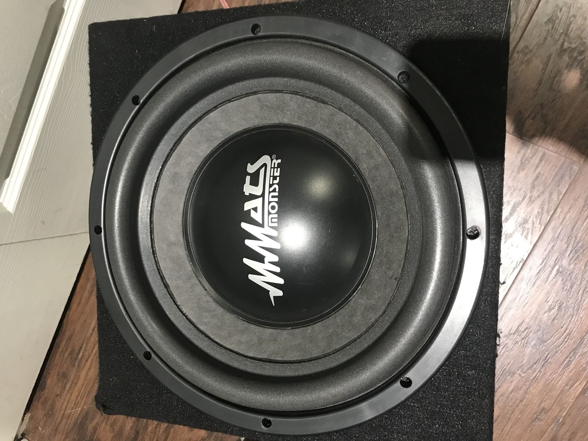 Mmats pro audio monster 12” subwoofer dual 2 ohm
