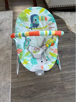 Bright Start Rainforest Vibrating Bouncer