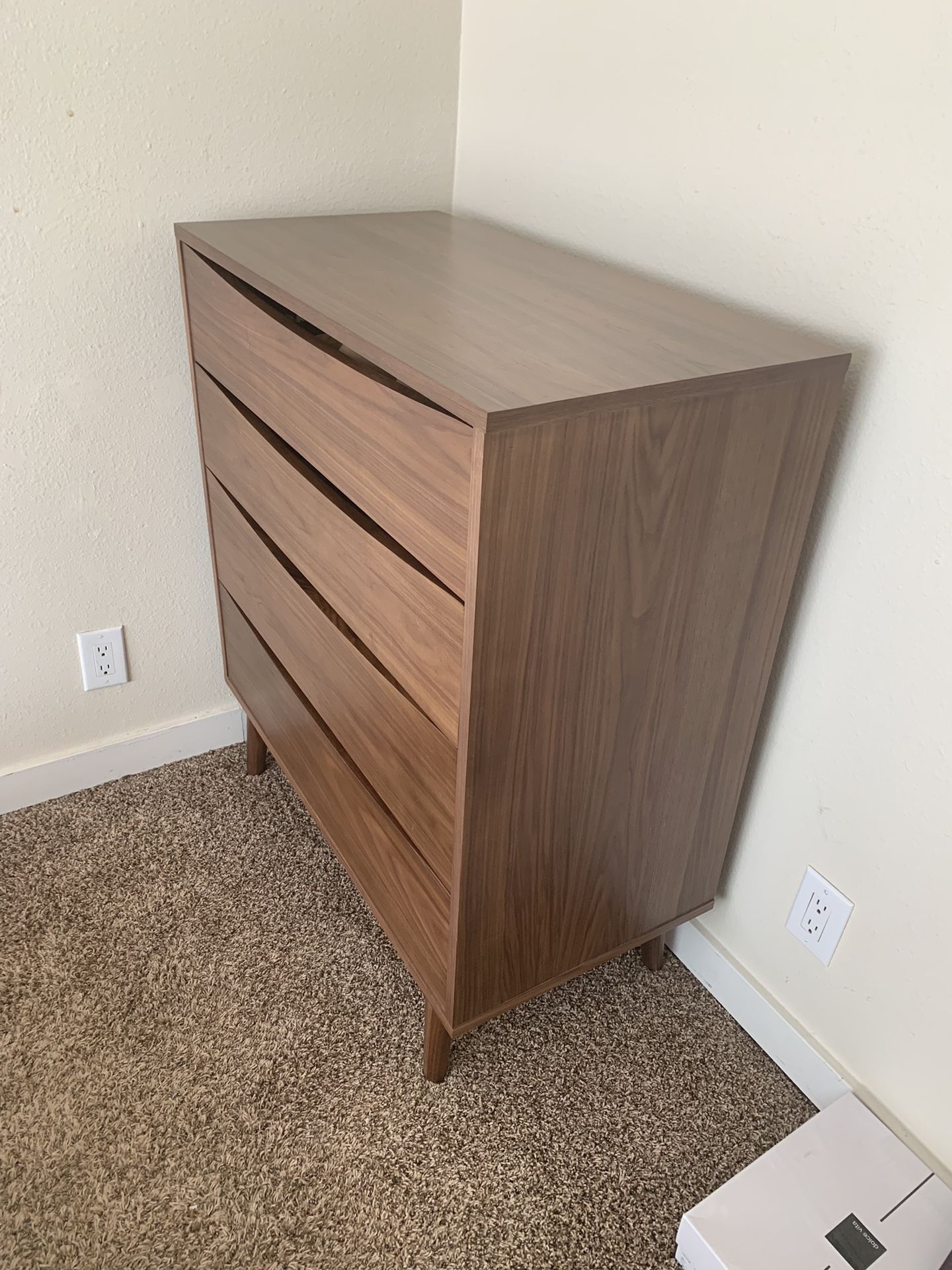 Article Culla Walnut 4 Drawer Dresser