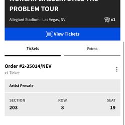 Morgan wallen ticket