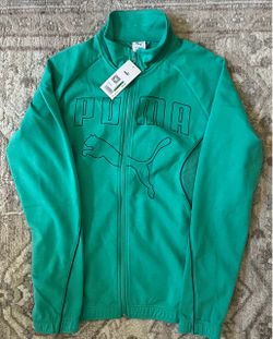 Puma Full-Zip Track Jacket Green Size L