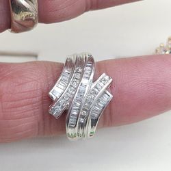 White Gold 0.50 Cttw.  Diamond Ring Size 5