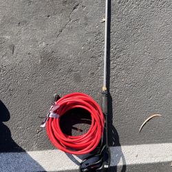 Power washer Gun And Hose. 