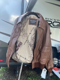 Leather jacket A-2 Jacket flyers