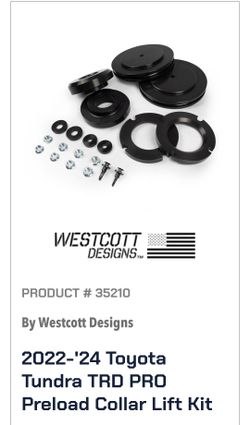 Tundra Westscott Lift Kit (Black)