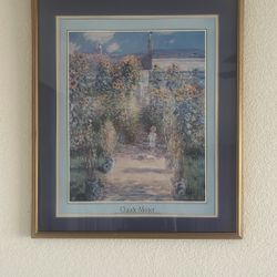 Claude Monet Print and Frame