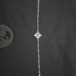 Silver 925 Figaro With Design