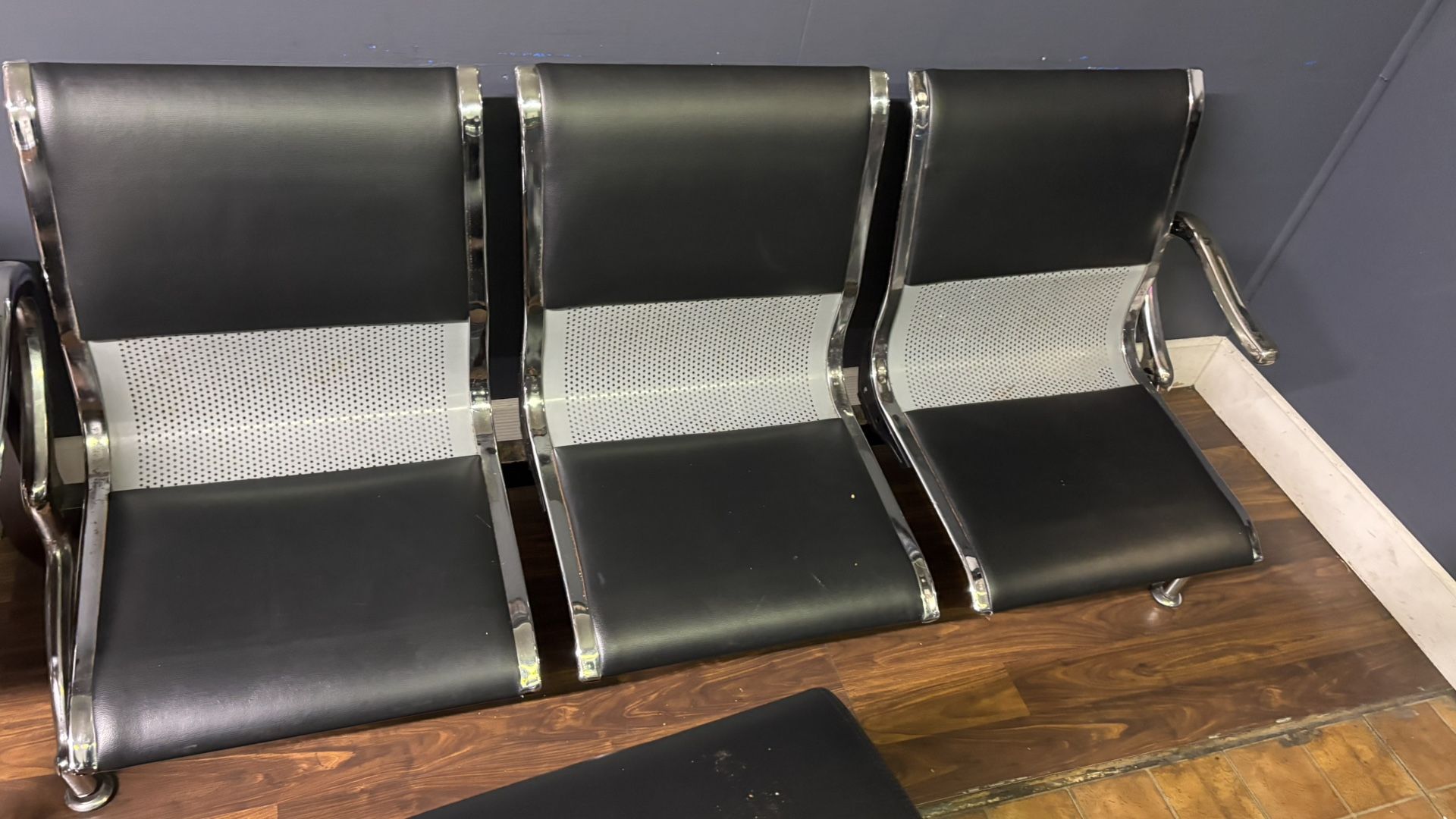2 Airport Style Benches